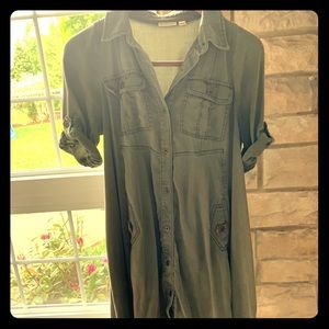 Holding Horses Anthropologie Military Swing Dress